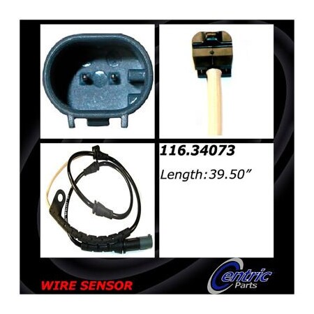 Centric Brake Pad Sensor Wires, Parts 116.34073